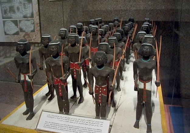 Arqueiros núbios, arqueologia do Egito Antigo
