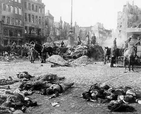Guernica bombardeada