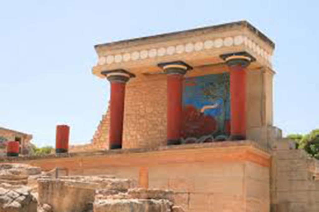 Figura de touro, afresco
