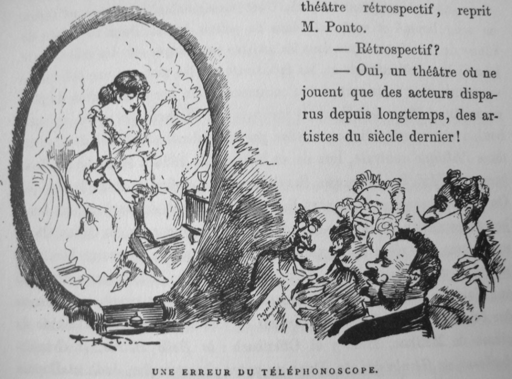 Ttéléphonoscope e o risco de pornografia, Albert Robida