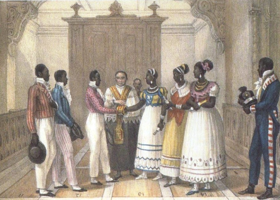 Casamento de negros, Debret, 1826