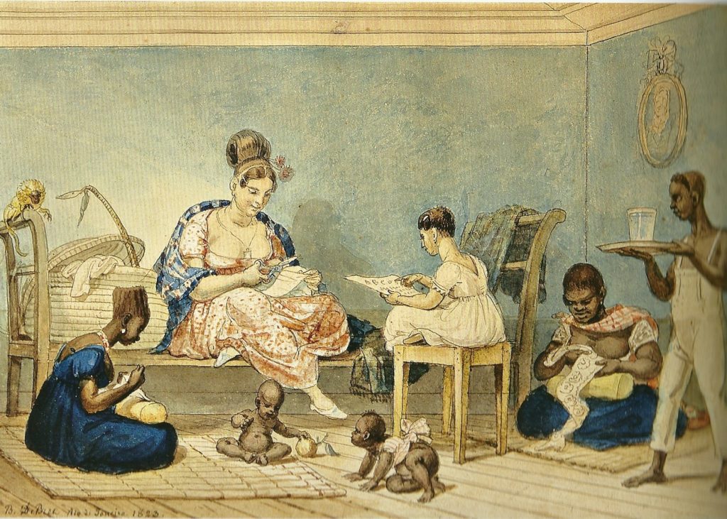 Senhora de algumas posses, Debret, 1823.
