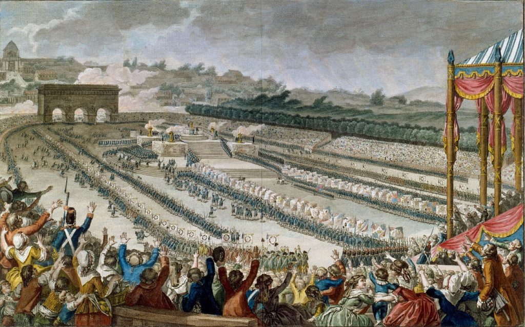 Festa da Federação, 14 de julho de 1790