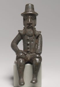Comerciante portugues, bronze de Benin