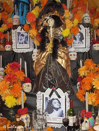 Altar dos mortos para Maria Félix.