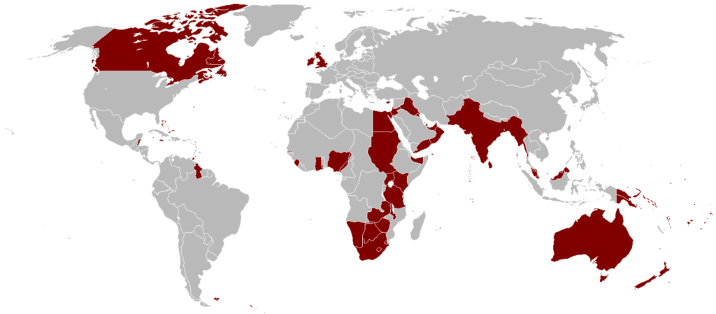 Império Britânico em 1920