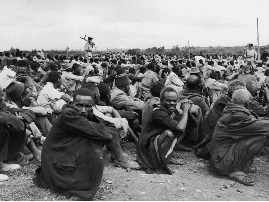 Prisioneiros mau-mau, 1953.