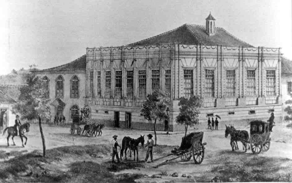 Palácio do Conde dos Arcos, sede do Senado imperial, Rio de Janeiro