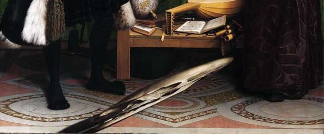 Embaixadores, Holbein, anamorfose, Renascimento