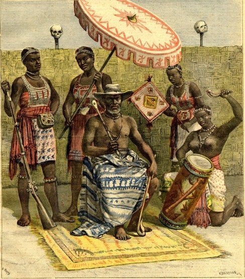Rei de Daomé e as amazonas negras