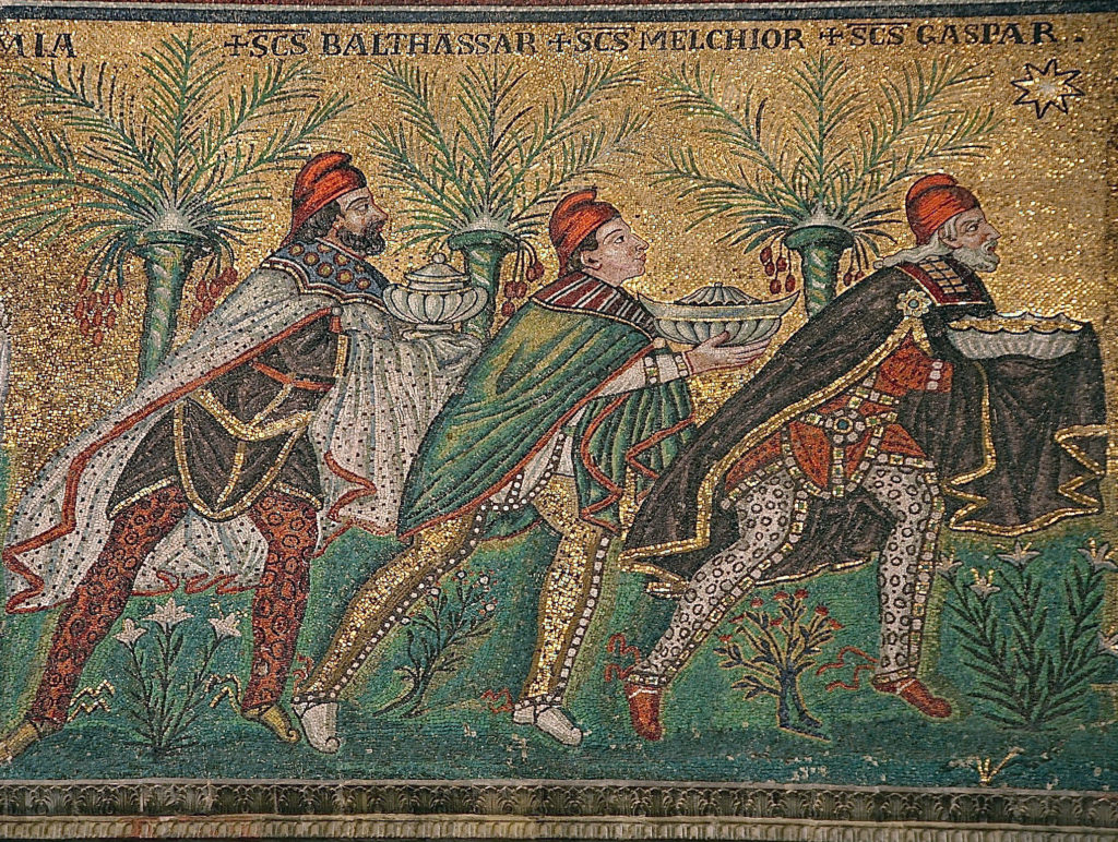 Reis Magos, mosaico