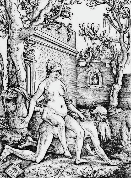 Filis cavalga Aristóteles, 1513