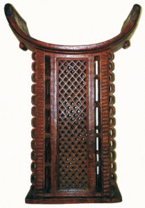 Trono real de Daomé, Museu Nacional, RJ.