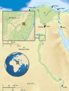 Mapa de Abusir el-Meleq