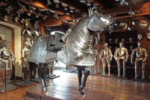armadura de cavalo, arsenal de Stíria