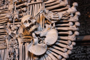 Detalhe do brasão, capela de Sedlec