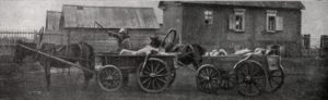 Cadáveres em carroças