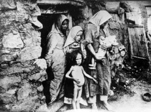 Família russa durante a grande fome