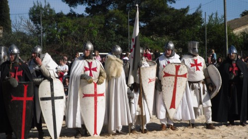 Festival templário em Biot, França