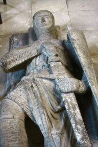 Túmulo de cavaleiro templário.