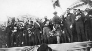 Encontro dos fascistas em Nápoles