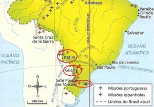 Missões jesuíticas de Itatim, Guairá e Tape