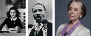Anne Frnak, Martin Luther King e Fernanda Montenegro