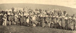 Guerreiros da tribo zulu